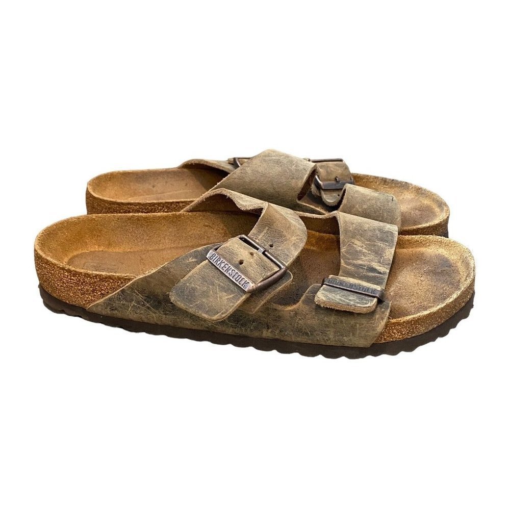 Birkenstock Arizona Tobacco Leather Sandals Euro size 42, US Men’s 9/Women’s 11